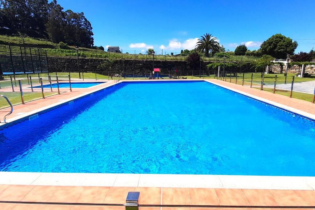 Ferienwohnung Apartamento Playa Foz Con Jardin Y Piscina Exterior foto